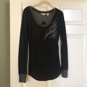 Miss me long sleeve top